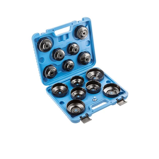 Набір знімачів масляних фільтрів чашки в кейсі 14шт.   (HT8G306), фото  | SNABZHENIE.com.ua