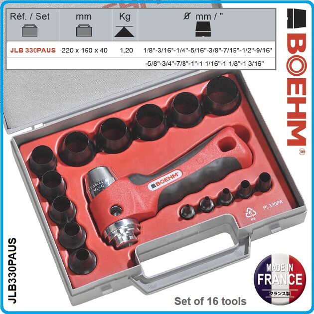 Набір просічок  1/8" - 1 3/16" (JLB330PAUS), фото  | SNABZHENIE.com.ua