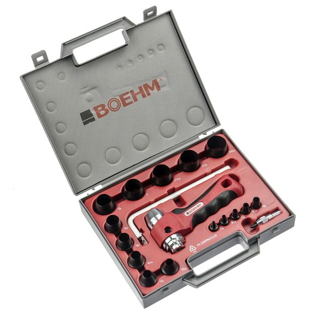 Набір просічок з рукояткою +  тримач різака для кругового вирізання прокладок  3 - 30 (JLB330PACC), фото  | SNABZHENIE.com.ua