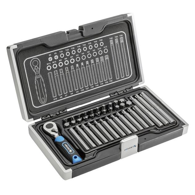 Набір біт з трищіткою, 37шт.  37 (HT1R466), фото  | SNABZHENIE.com.ua