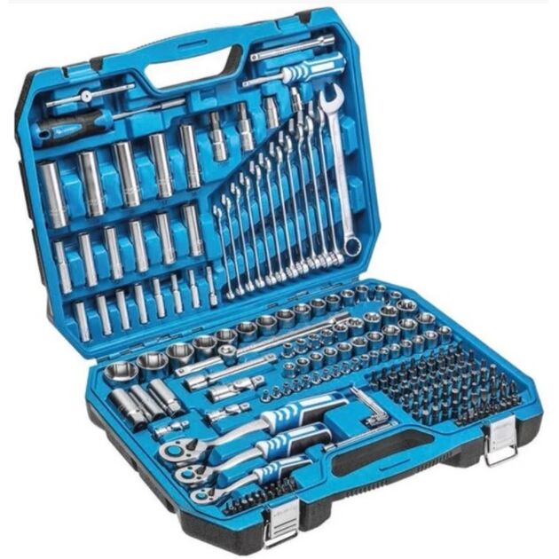 Набір інструментів, 222 шт., 1/2", 3/8" 1/4"  222 (HT1R444), фото  | SNABZHENIE.com.ua