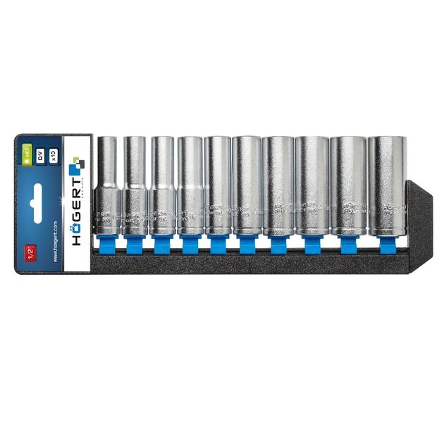 Набір голівок торцевих подовжених  10 - 24 (HT1A888), фото  | SNABZHENIE.com.ua