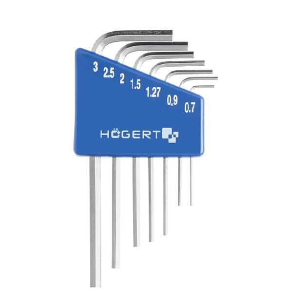 Набір шестигранних Г-подібних ключів  0.7 - 3.0 (HT1W800), фото  | SNABZHENIE.com.ua