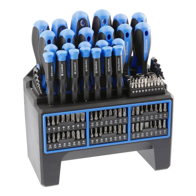 Набір викруток і біт, 114 пр.  SL/PH/TORX (HT1S099), фото  | SNABZHENIE.com.ua