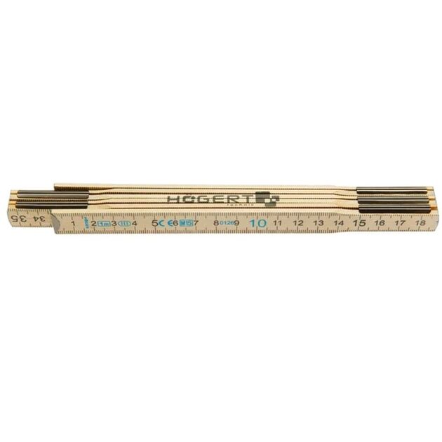 Метр складаний, дерев'яний 1 м   (HT4M261-D), фото  | SNABZHENIE.com.ua