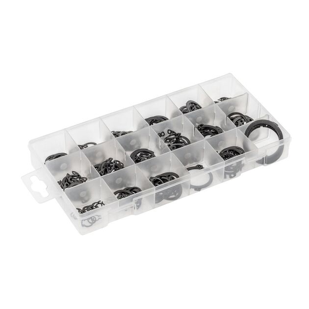 Набір зовнішніх і внутрішніх стопорних кілець, 225 шт.  225 (HT8G503), фото  | SNABZHENIE.com.ua