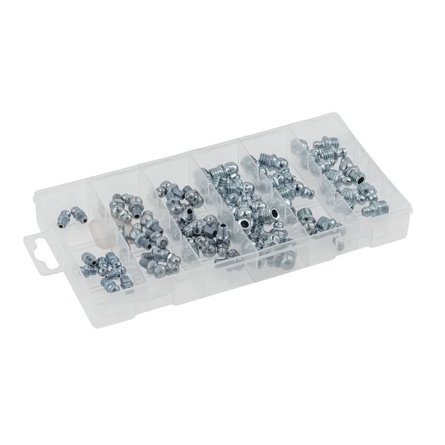 Набір змазочних ніпелів, 110 шт.  110 (HT8G511), фото  | SNABZHENIE.com.ua