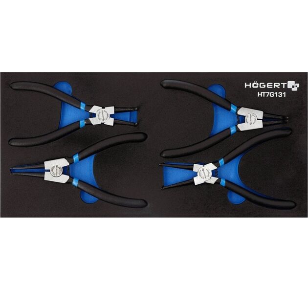 Набір кліщів для стопорних кілець 4 шт., EVA  19 - 60 (HT7G131), фото  | SNABZHENIE.com.ua