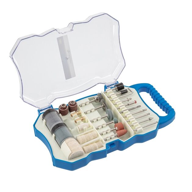 Набір  запасних  аксесуарів  для багатофункціональної гравірувальної машинки 72 пр.   (HT2E116), фото  | SNABZHENIE.com.ua