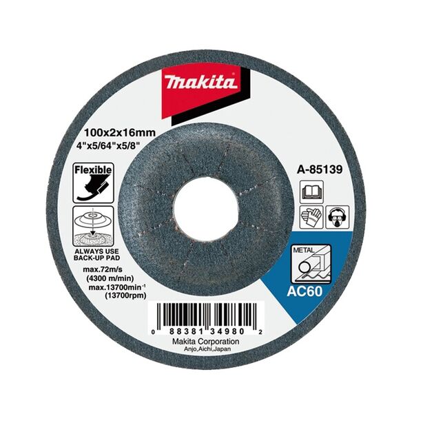 Гнучкий шліфувальний диск  125 (B-18340), фото  | SNABZHENIE.com.ua