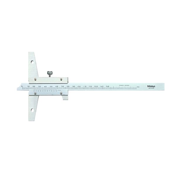 Vernier Depth Gauge 0-150mm, 0,05 mm  0-150 (Mitutoyo), фото  | SNABZHENIE.com.ua