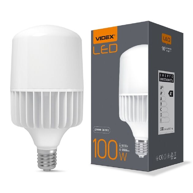 LED лампа VIDEX A145 100W E40 5000K 220V  LED (VL-A145-100405), фото  | SNABZHENIE.com.ua