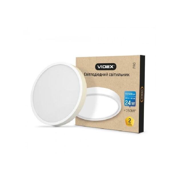LED Світильник круглий накладної VIDEX 24W 5000K 220V  24 (VL-DLRS-245), фото  | SNABZHENIE.com.ua