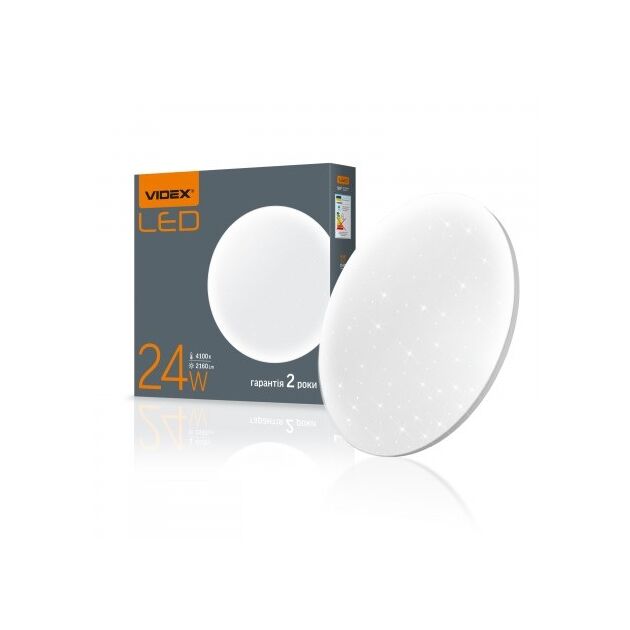 LED світильник настінно-стельовий VIDEX 24W 4100K 220V  24 (VL-CLR-244S), фото  | SNABZHENIE.com.ua