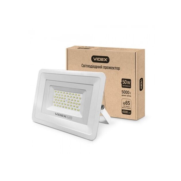 LED прожектор VIDEX 50W 5000K 220V  50 (VL-Fe505W), фото  | SNABZHENIE.com.ua