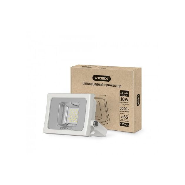 LED прожектор VIDEX PREMIUM 10W 5000K 12-24V White  1 300 (VL-F105W-12V), фото  | SNABZHENIE.com.ua