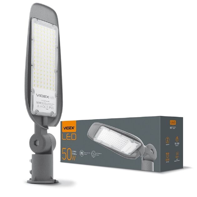 LED ліхтар вуличний VIDEX  50W 5000K VL-SLе14-505  50 (VL-SLе14-505), фото  | SNABZHENIE.com.ua