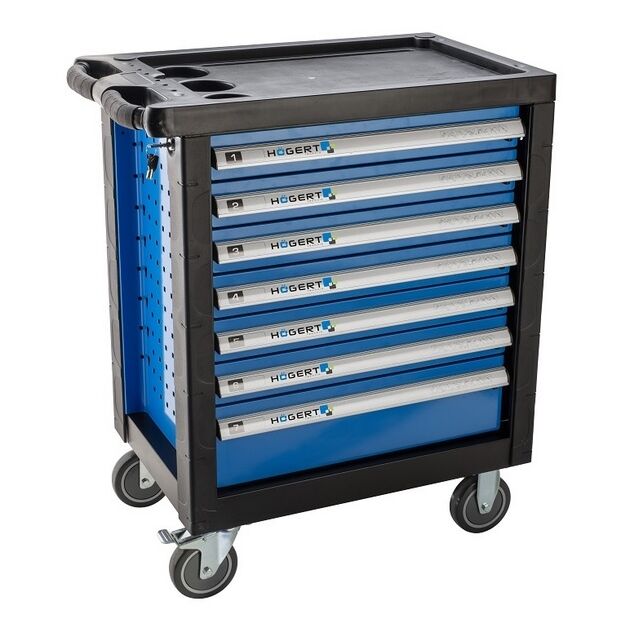 Візок інструментальний 7 ящиків  7 (HT7G047), фото  | SNABZHENIE.com.ua