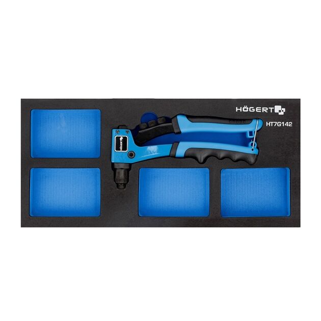 Заклепочник в ложементі EVA з місцем для зберігання заклепок  700 (HT7G142), фото  | SNABZHENIE.com.ua