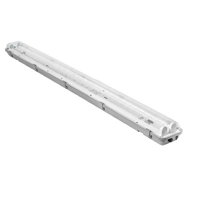 Світильник для LED ламп Т8 L-2*600мм, G13, IP65  LED T8 2x9, фото  | SNABZHENIE.com.ua