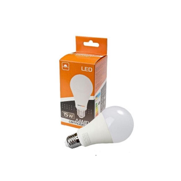 Лампа світлодіодна ЕВРОСВЕТ 15Вт 4200К A-15-4200-27 Е27  LED, фото  | SNABZHENIE.com.ua