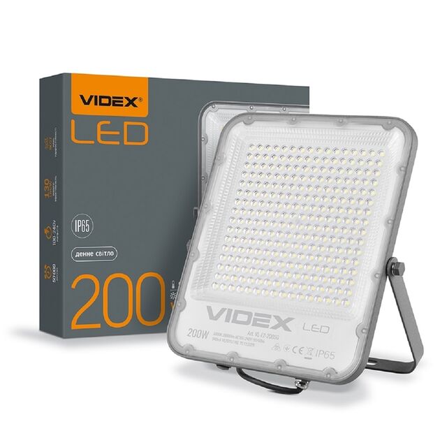 LED прожектор VIDEX PREMIUM 200W 5000K  200 (VL-F2-2005G), фото  | SNABZHENIE.com.ua