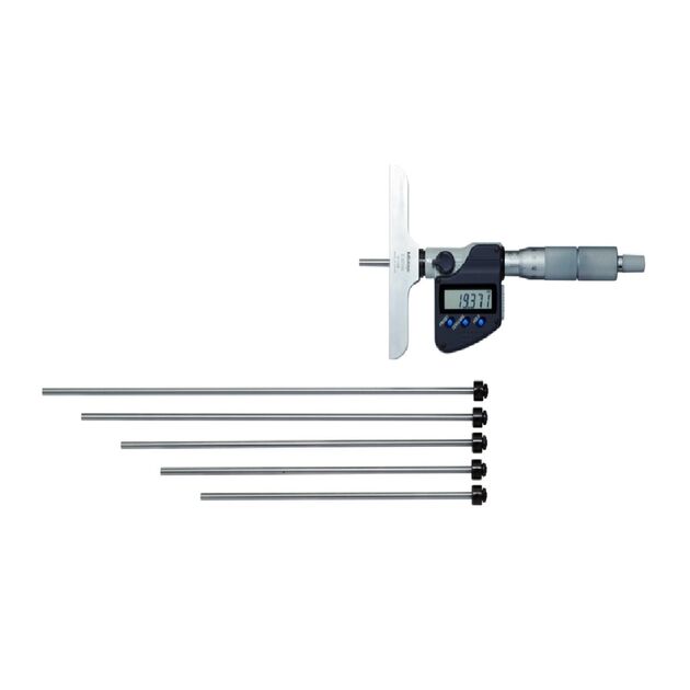 Digital Depth Micrometer 0-150mm, incl. 6 Rods  0-150 (Mitutoyo), фото  | SNABZHENIE.com.ua
