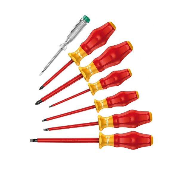 Набір викруток діелектричних + індикатор напруги  6 (031575), фото  | SNABZHENIE.com.ua