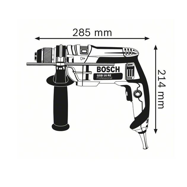 BOSCH Дрель ударная, фото , зображення 2 | SNABZHENIE.com.ua