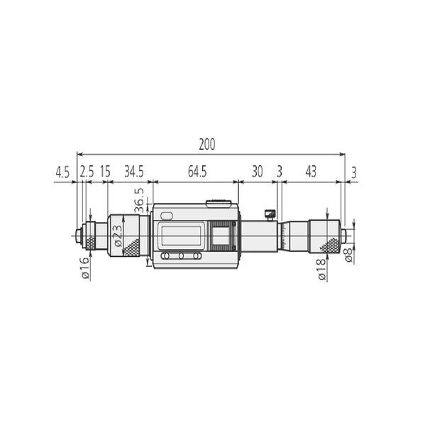 MITUTOYO Двухточечные нутромеры с удленителями, фото , зображення 2 | SNABZHENIE.com.ua