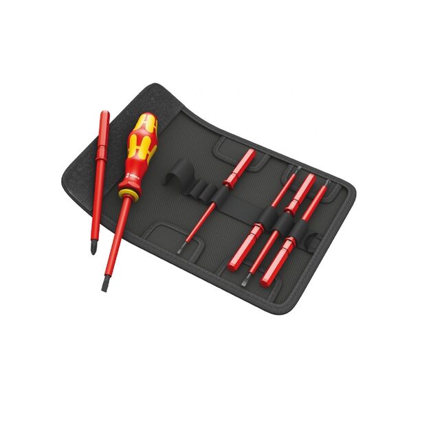 Wera Набор отвёрток-насадок диэлектрических с рукояткой-держателем, фото  | SNABZHENIE.com.ua