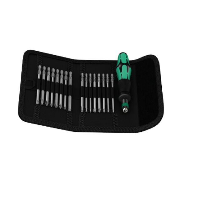 Wera Набор бит с рукояткой-битодержателем и патроном, фото  | SNABZHENIE.com.ua