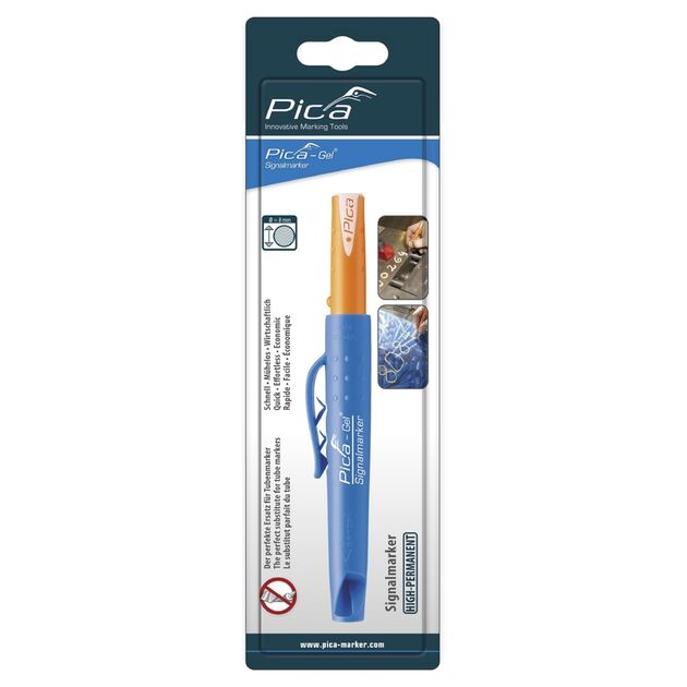 PICA Водо-жаро стойкий маркер PICA GEL Signalmarker 8081, синий, фото , изображение 3 | SNABZHENIE.com.ua
