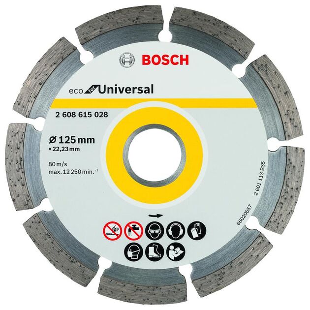 BOSCH Алмазные отрезные круги Eco for Universal для небольших угловых шлифмашин., фото  | SNABZHENIE.com.ua