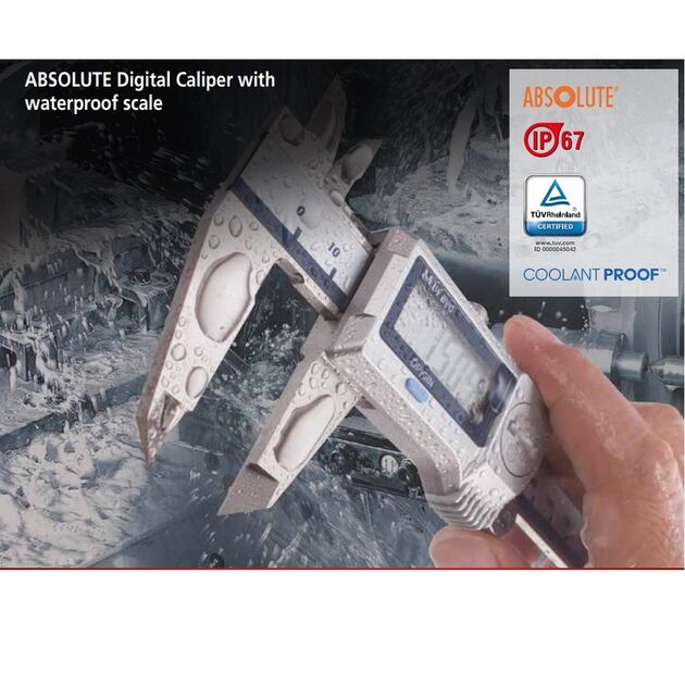 MITUTOYO Штангенциркуль ABSOLUTE Digimatic IP67 0-150мм, тонкие губки, без вывода данных, фото , изображение 5 | SNABZHENIE.com.ua