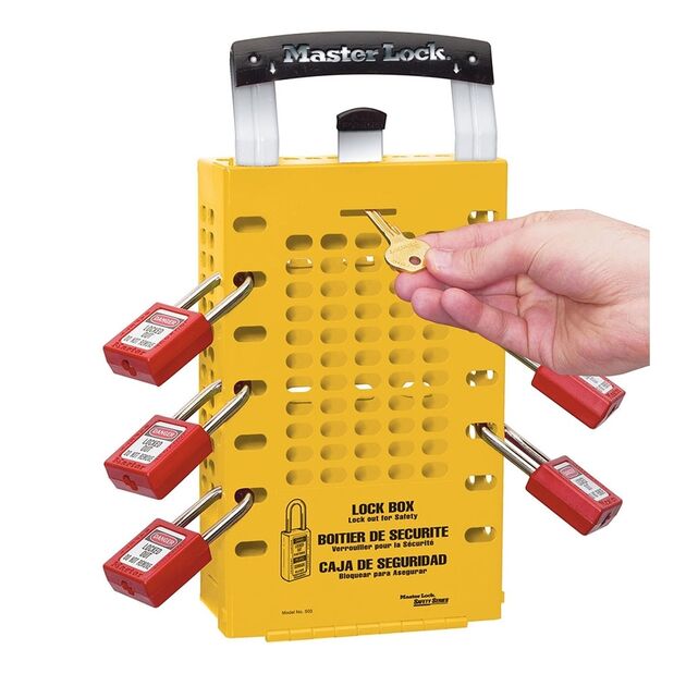 Мaster Lock Групповой бокс 503RED, фото , изображение 3 | SNABZHENIE.com.ua