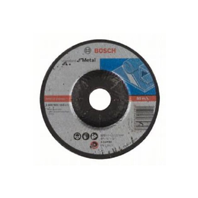 BOSCH Армированный шлифовальный диск PRO Metal для небольших угловых шлифмашин, диаметр отверстия 22,23 м, фото , изображение 2 | SNABZHENIE.com.ua