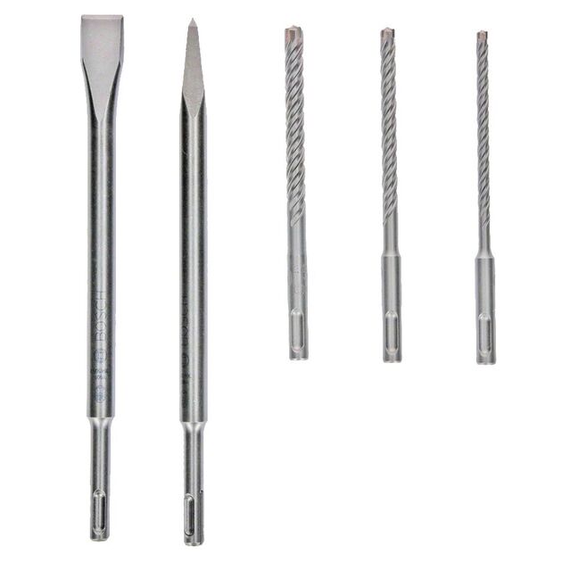 BOSCH Набор зубил и сверл PRO SDS plus-4C, фото  | SNABZHENIE.com.ua