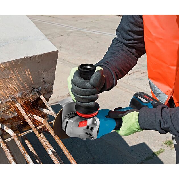 BOSCH Аккумуляторная угловая шлифмашина "болгарка", фото , изображение 3 | SNABZHENIE.com.ua