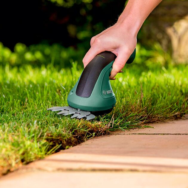 BOSCH Комплект аккумуляторных ножниц для кустов и травы, фото , зображення 2 | SNABZHENIE.com.ua