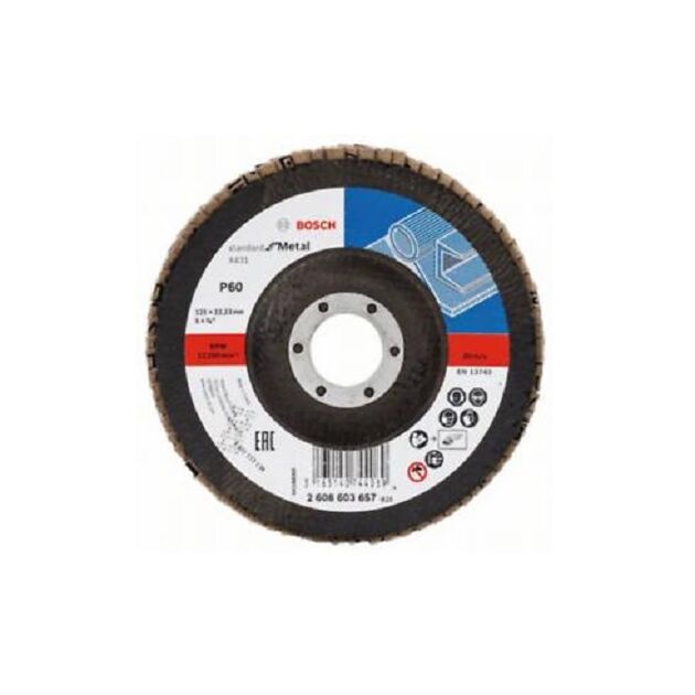 BOSCH Лепестковые шлифовальные диски, прямые, фото  | SNABZHENIE.com.ua