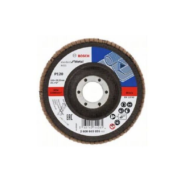 BOSCH Лепестковые шлифовальные диски, прямые, фото  | SNABZHENIE.com.ua