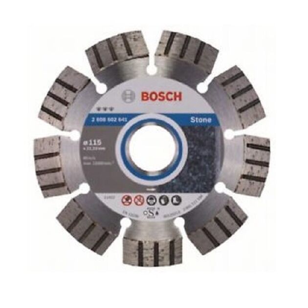 BOSCH Алмазный отрезной круг PRO Stone для небольших угловых шлифмашин, диаметр отверстия 22,23 мм., фото  | SNABZHENIE.com.ua