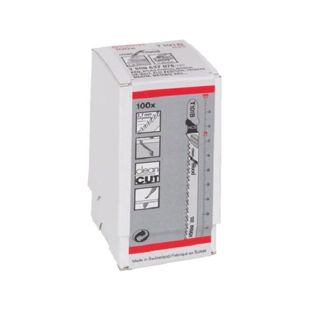 BOSCH Полотна для лобзиков T 101 B Clean for Wood, фото , изображение 2 | SNABZHENIE.com.ua