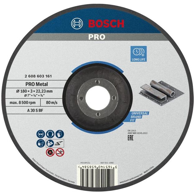 BOSCH Армированный отрезной круг PRO Metal, фото , изображение 2 | SNABZHENIE.com.ua