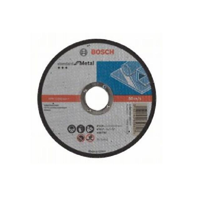 BOSCH Армированный отрезной круг PRO Metal для небольших угловых шлифмашин, диаметр отверстия 22,23 мм, o, фото  | SNABZHENIE.com.ua