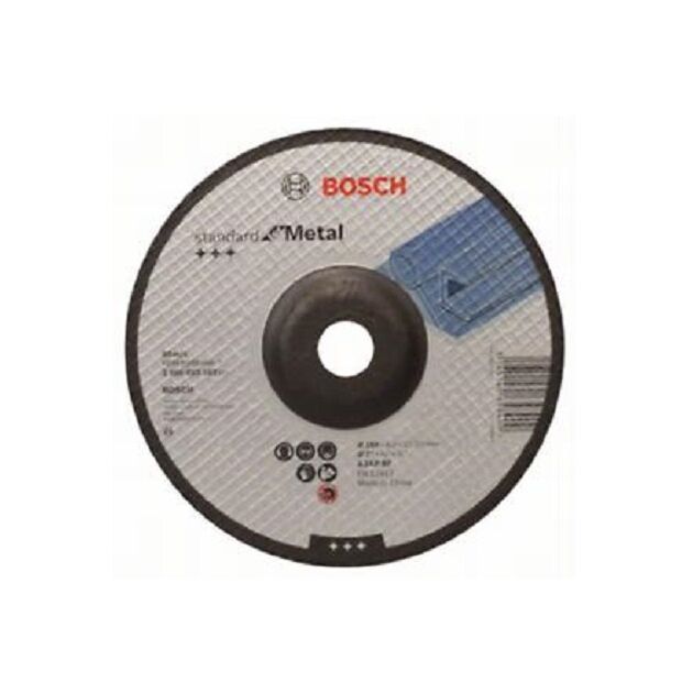 BOSCH Армированный шлифовальный диск PRO Metal для больших угловых шлифмашин, диаметр отверстия 22,23 мм,, фото  | SNABZHENIE.com.ua