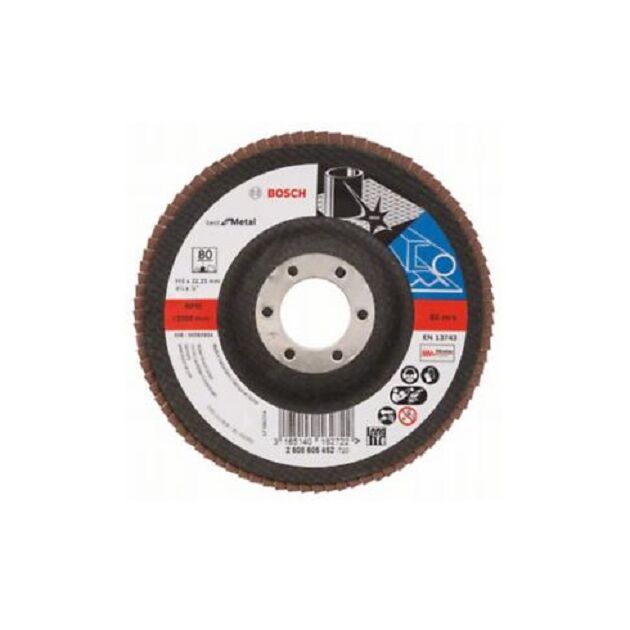 BOSCH Лепестковый шлифовальный диск, угловой, волокнистый, фото  | SNABZHENIE.com.ua