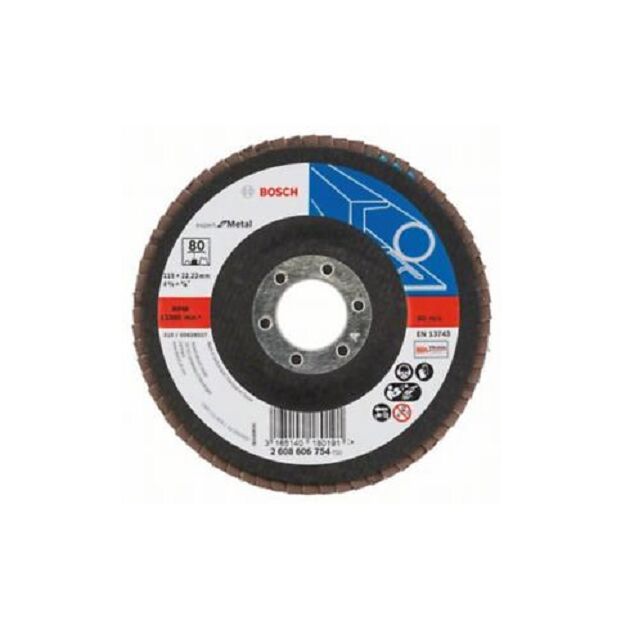 BOSCH Лепестковые шлифовальные диски, угловые, фото , изображение 3 | SNABZHENIE.com.ua