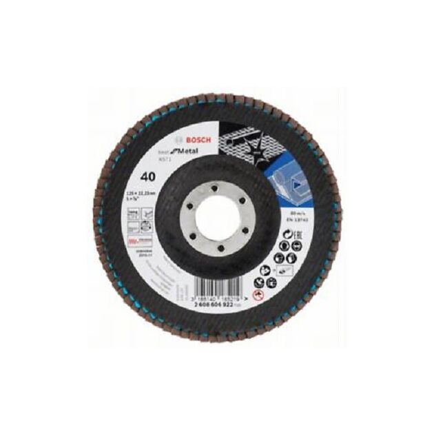 BOSCH Лепестковый шлифовальный диск, угловой, волокнистый, фото  | SNABZHENIE.com.ua